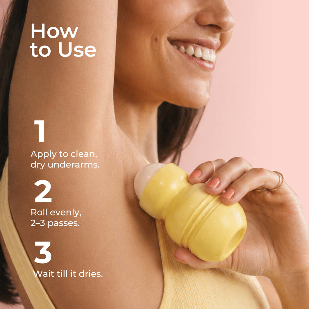 Hula Hoop Smoothening Underarm Roll-On Deodorant