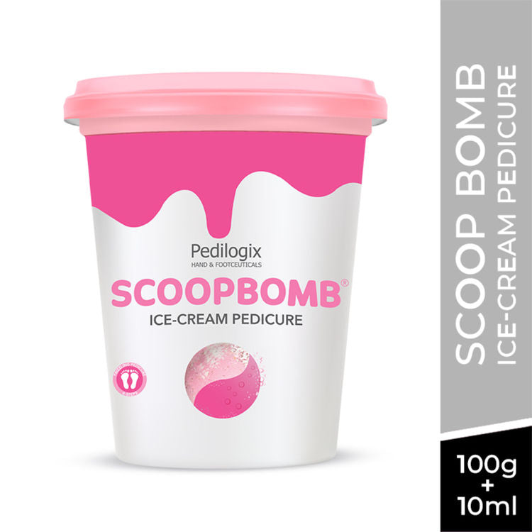O3+ Pedilogix Scoop Bomb Pedicure With Bath Bomb
(100g+10ml)