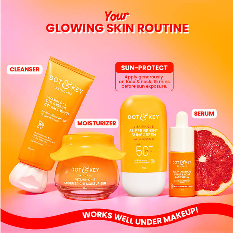 Dot & Key Vitamin C + E Super Bright Sunscreen, SPF 50+ PA++++ In-Vivo Tested
(80g)