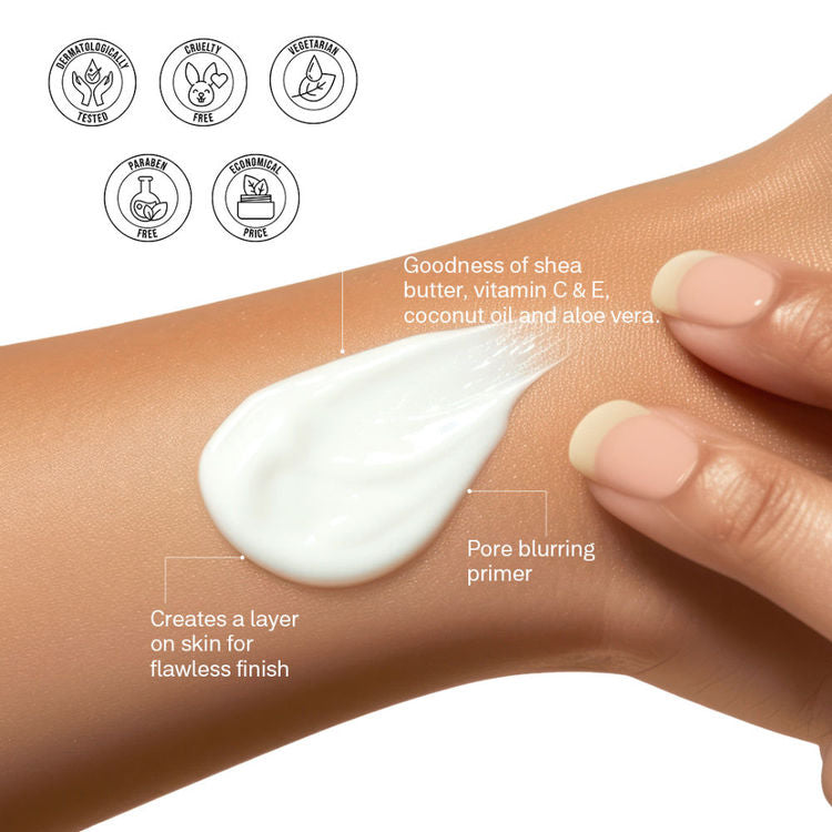 FLiCKA Silk Touch 3-In-1 Moisturizer Primer And Sun Care Dermatologically Tested And Minimize Pores
(60g)