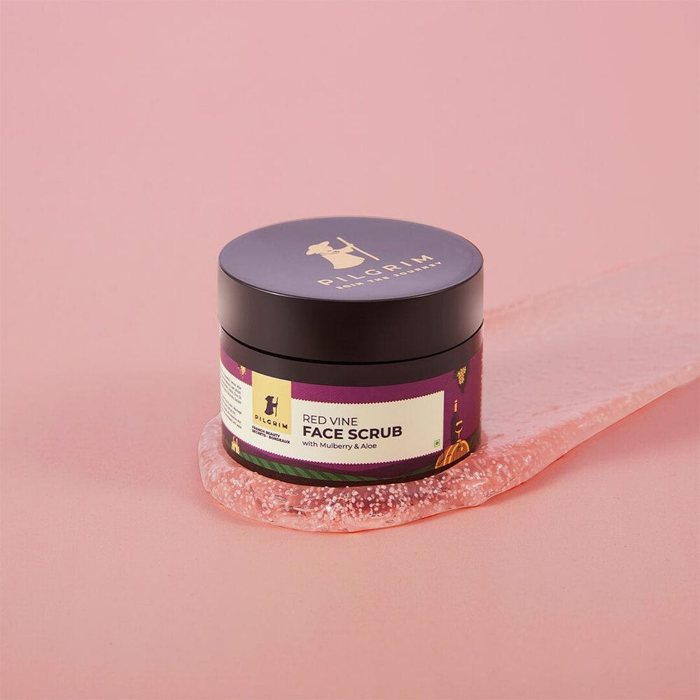 Pilgrim Red Vine Face Scrub with Mulberry & Aloe
Experience Invigorated Skin