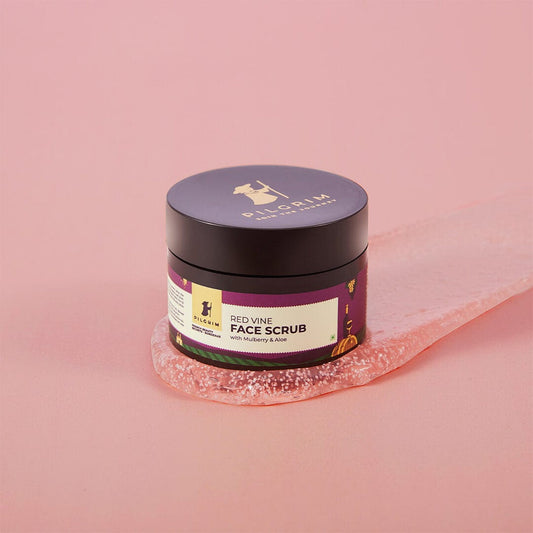 Pilgrim Red Vine Face Scrub with Mulberry & Aloe
Experience Invigorated Skin