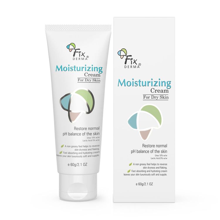 Fixderma Daily Moisturizing Cream For Hydration and Moisturization, NonComedogenic & NonGreasy (60 g)