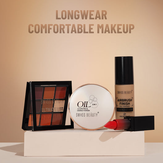 Swiss Beauty Oil Control Compact Powder (02 Light-Medium)