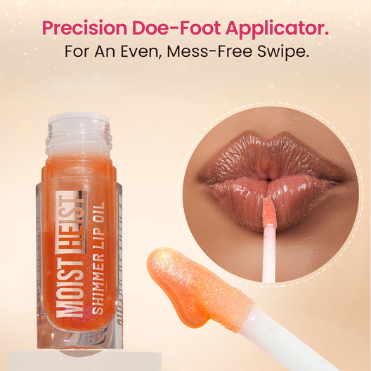 Swiss Beauty Moist Heist Shimmer Lip Oil 01(Nude Flash)