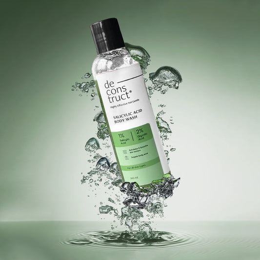 Deconstruct Salicylic Acid Body Wash - 1% salicylic acid + 2% glycolic acid | Fights body acne