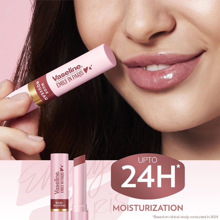 Vaseline Emily In Paris Tinted Lip Balm Stick - Nude Nouveau
(3g)