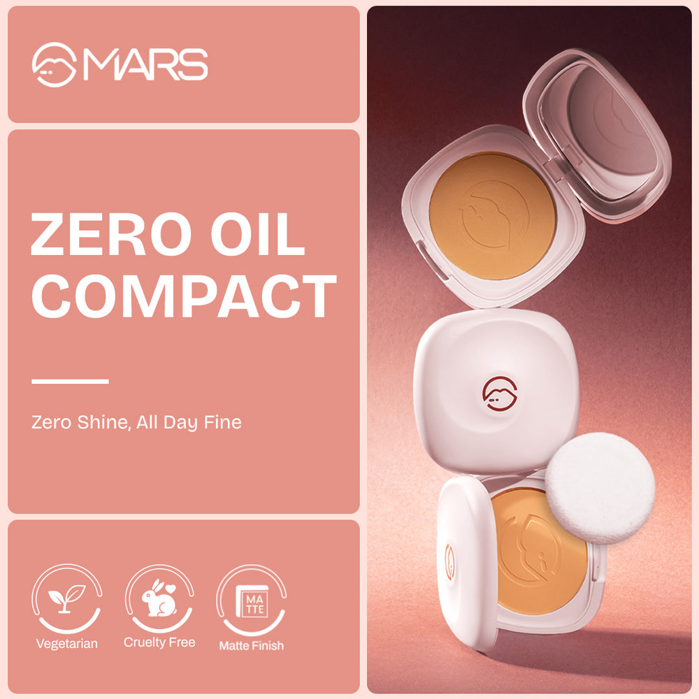 Mars Zero Oil Compact (02 beige)
