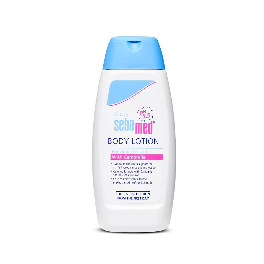 Sebamed Baby Body Lotion, pH 5.5, Long Lasting Moisturiser, Quickly Absorbed
(200ml)