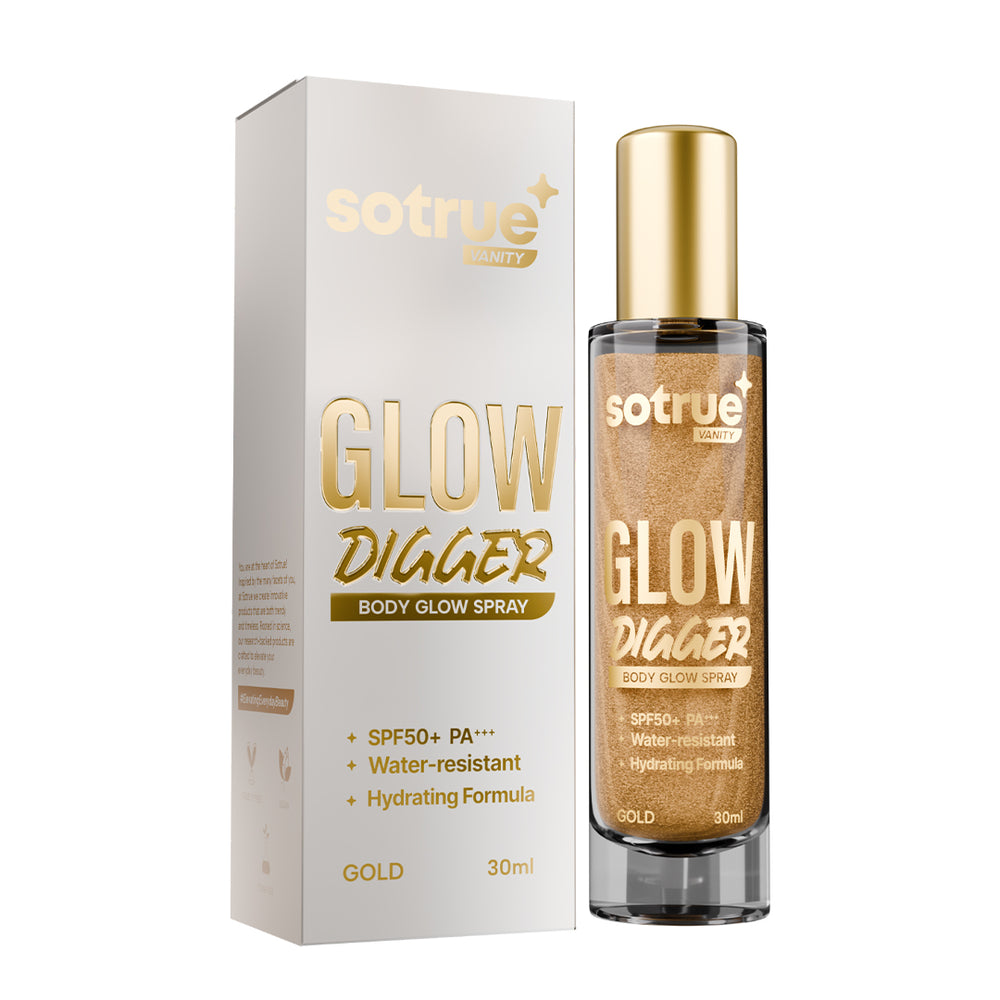 So True Glow Digger Body Glow Spray | SPF 50+ PA+++ | Instant Radiant Shine