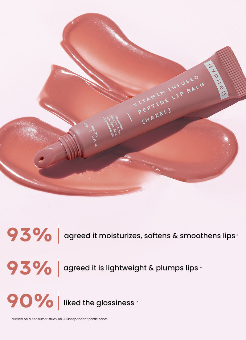 Hyphen Vip hazel lip balm with 1% vit e, 2% squalane & peptides - 10g