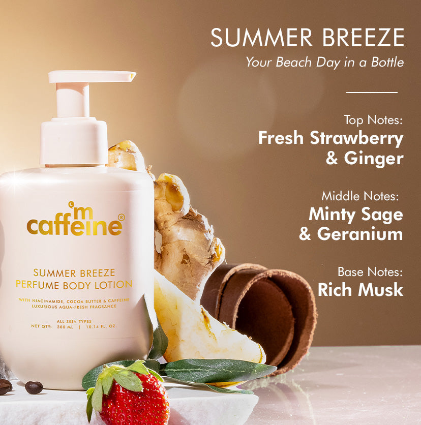 Mcaffeine Summer Breeze Perfume Body Lotion - 300ml