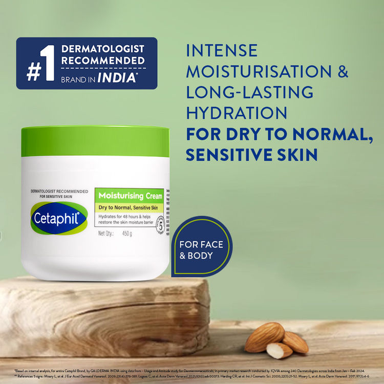 Cetaphil Intense Moisturising Cream Dry To Normal, Sensitive Skin
(450g)