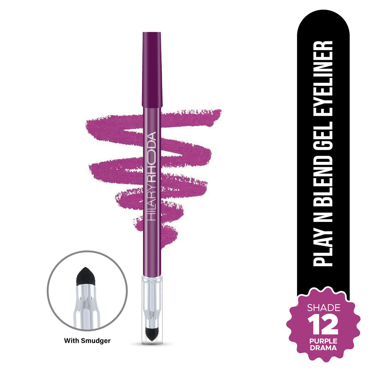Hilary Rhoda Play n Blend Gel Eyeliner 12 Purplle drama