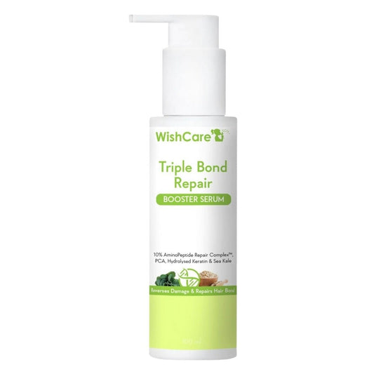 Wishcare Triple Bond Repair Booster Serum
Repairs Broken Hair Bonds in 10 minutes | 100ml