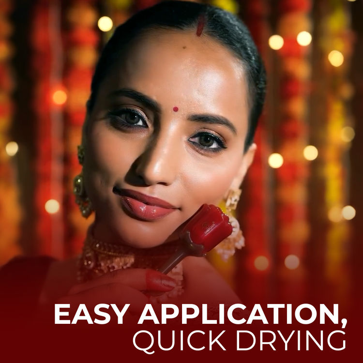 Shryoan Rose Liquid Sindoor - Long Lasting, Smudge Proof & Waterproof (Red)
(6ml)