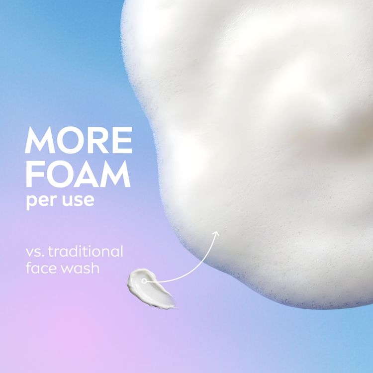 NIVEA Luminous Even Glow Whip Foam Daily Gentle Face Wash With Hyaluronic
(100ml)