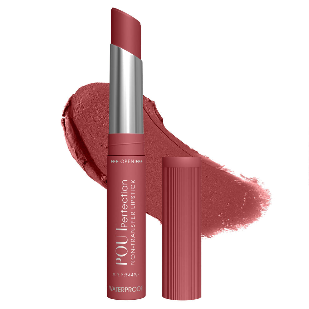 Beauty Berry Pout Perfection Non Transfer Lipstick (14 ROSE WOOD)