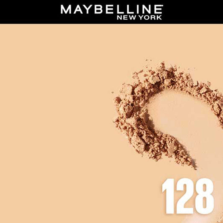 Maybelline Fit Me Matte + Poreless 16H Oil Control Compact Powder (128 Warm Nude)