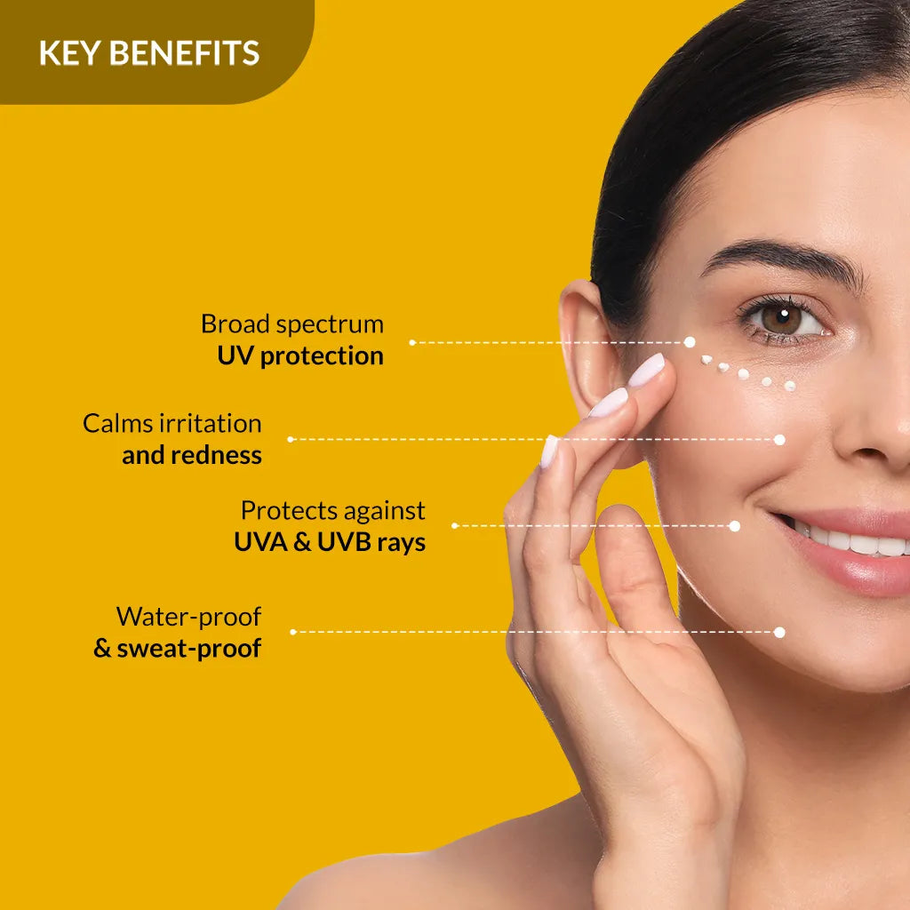Fixderma Shadow Sunscreen SPF 50 + Cream | Broad-Spectrum SPF 50+ Protection for Dry Skin (75g)