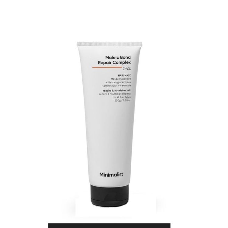 Minimalist Maleic Bond Repair Complex 5% Hair Treatment Mask With Transglutaminase, Amino Acids
(200 g)