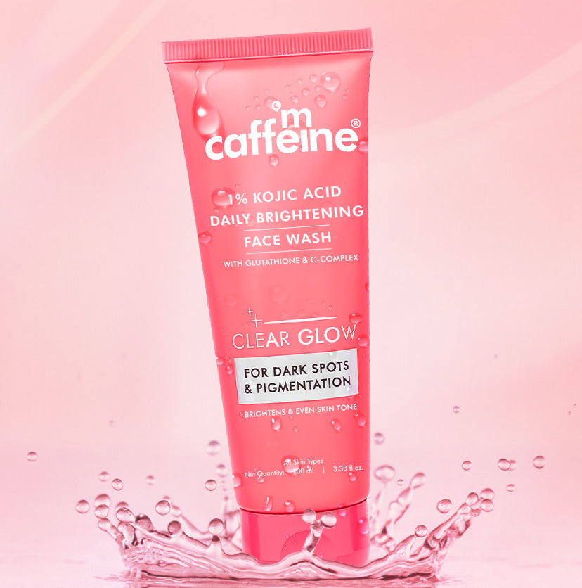 Mcaffeine Brightening Face Wash - 1% Kojic Acid & Glutathione