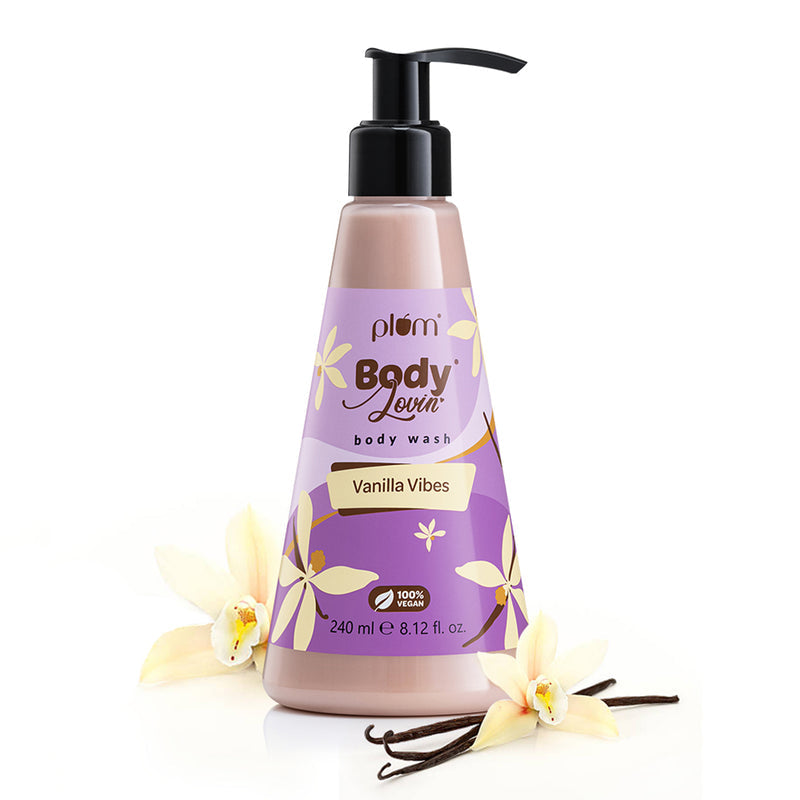 Plum Vanilla Vibes Body Wash (240ml)