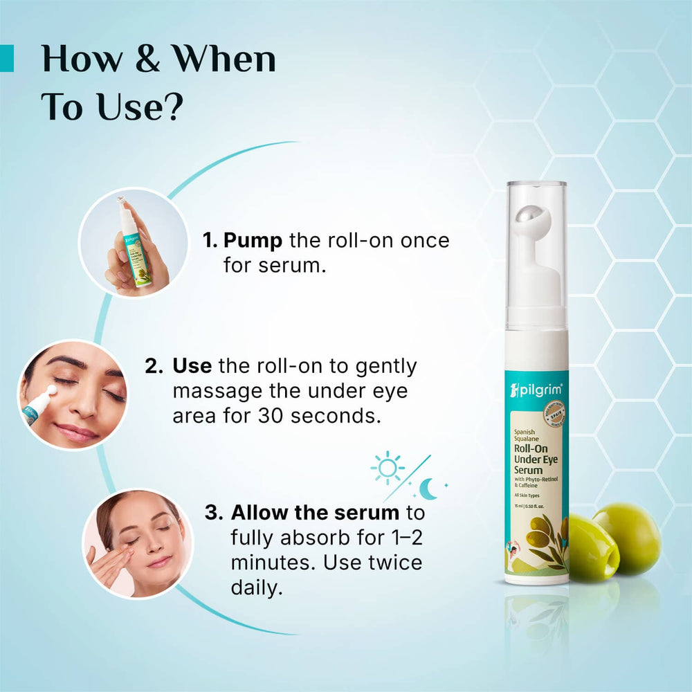 Pilgrim Squalane Under Eye Cream
Rejuvenation Surge With Plant Alternative Retinol + Caffeine