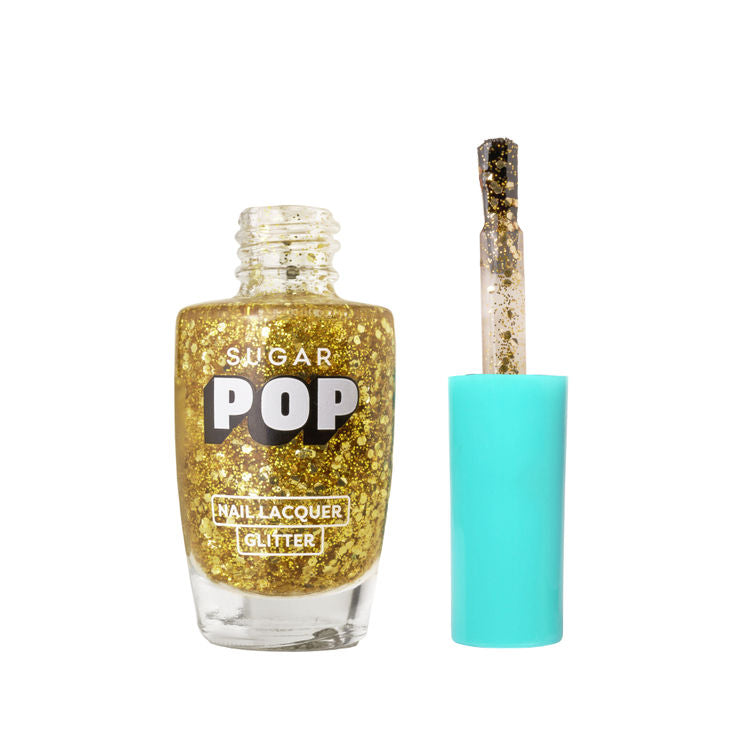 SUGAR POP Glitter Nail Lacquer ( 10 Gold Rush)
