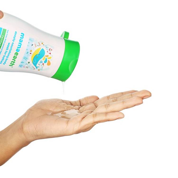 Mamaearth Deeply Nourishing Body Wash For Babies (200ml)