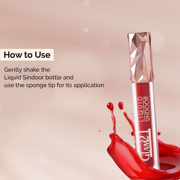 Glam21 Waterproof Liquid Sindoor (01Red)