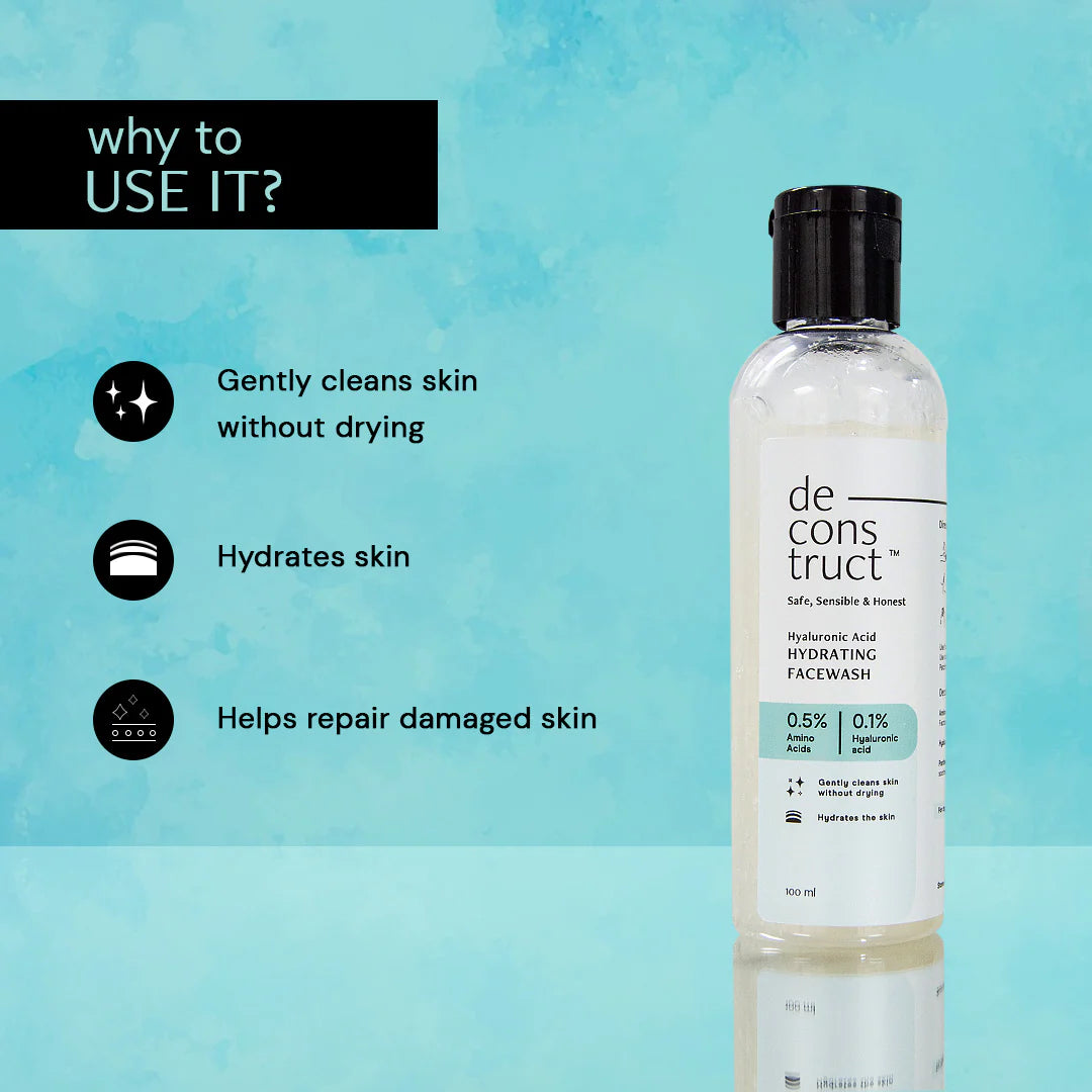 Deconstruct Hyaluronic Acid Hydrating Face Wash