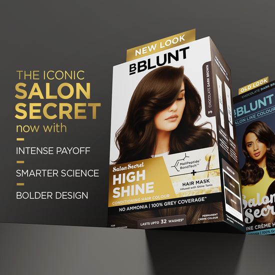 BBLUNT High Shine Conditioning Hair Colour - Chocolate Dark Brown (Shade 3)