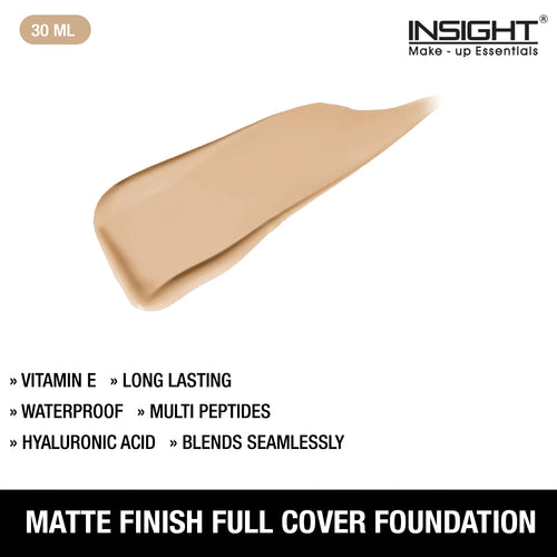 Insight cosmetics Matte Finish Full Cover Foundation (MN18)