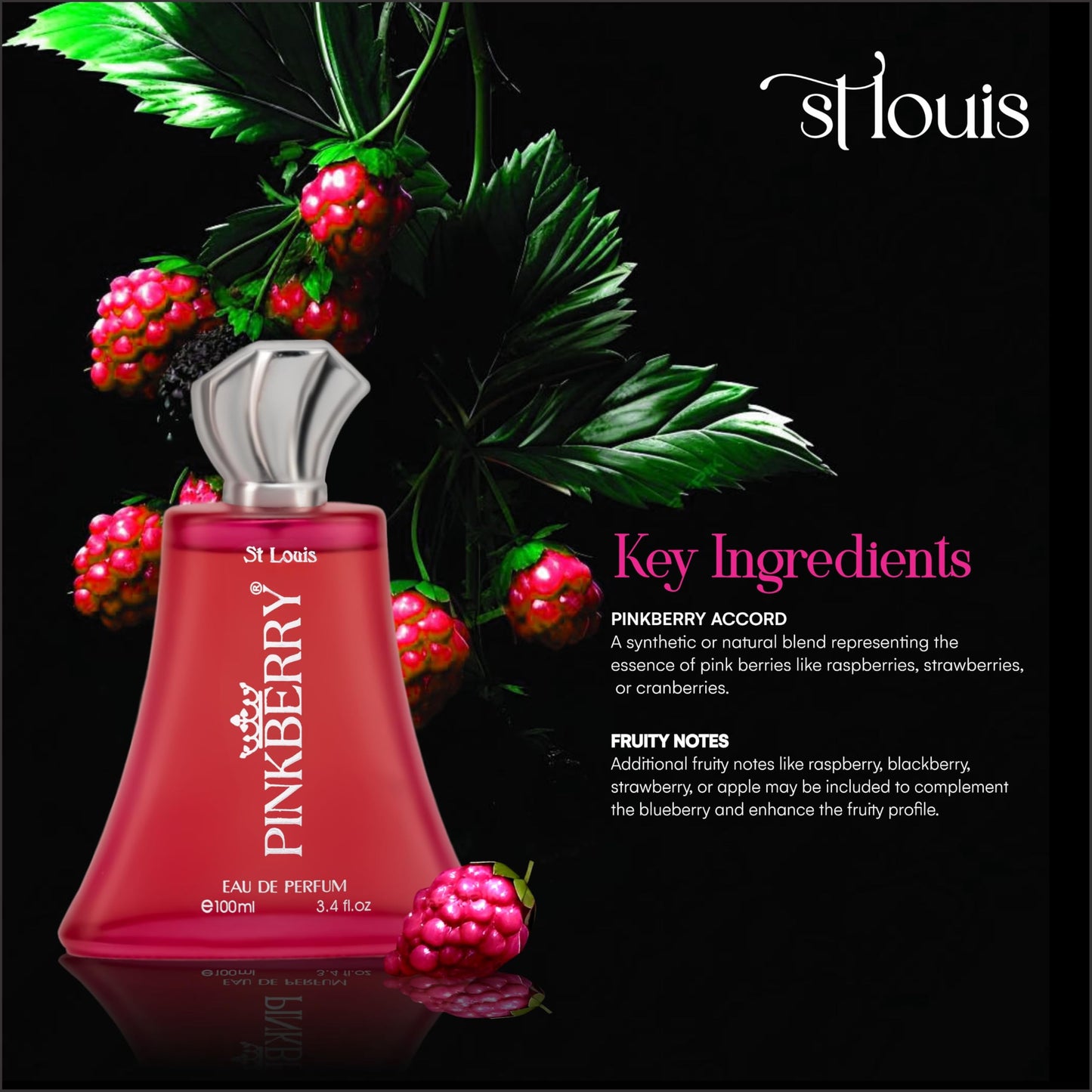 St Louis Pinkberry Original Eau De Parfum 100 ml