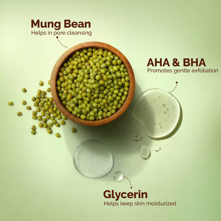 Mamaearth Mung Bean Pore Cleansing Face Wash (100ml)