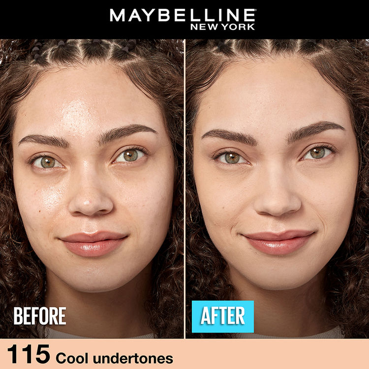 Maybelline Fit Me Matte+Poreless 16H Oil Control Foundation With SPF 22 PA++ (115 Ivory)(30ml)