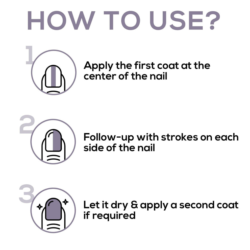 RENEE Metallicious Nail Paint (10 Lilac Haze)