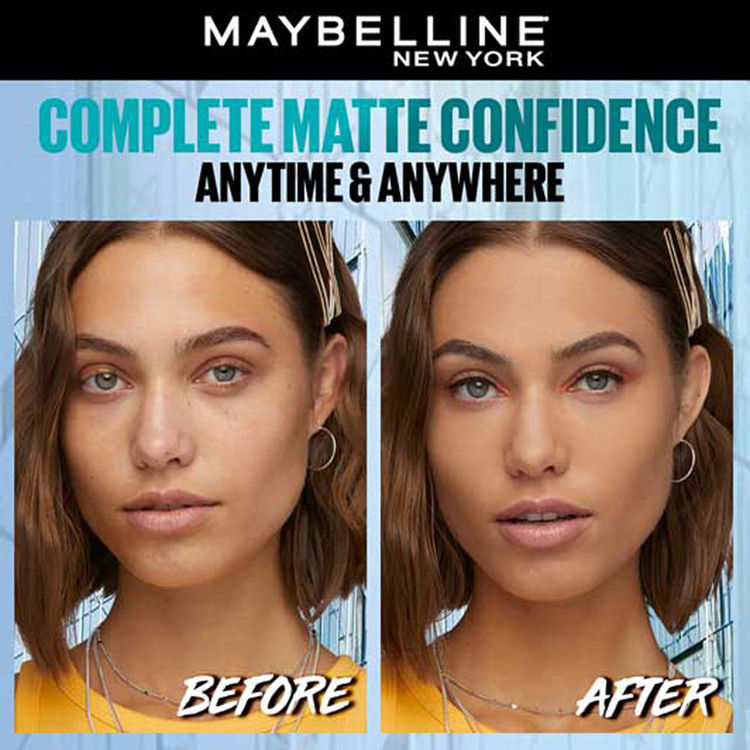 Maybelline Fit Me Matte + Poreless 16H Oil Control Compact Powder(115 Ivory)