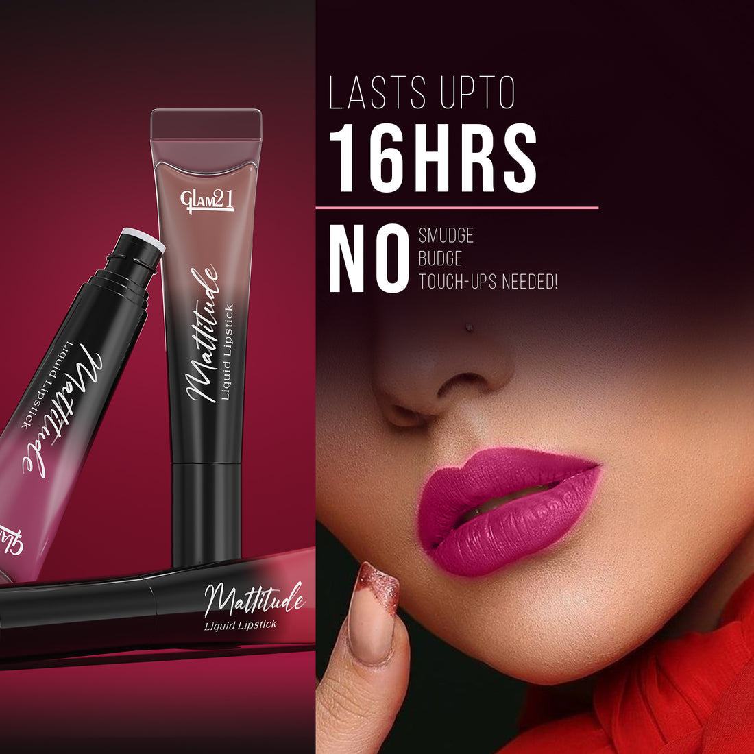 Glam21 Mattitude Lipstick (15Nude Muse)
