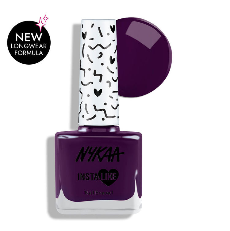 Nykaa InstaLike Long Lasting Nail Enamel - Juicy Berries 481
(9ml)