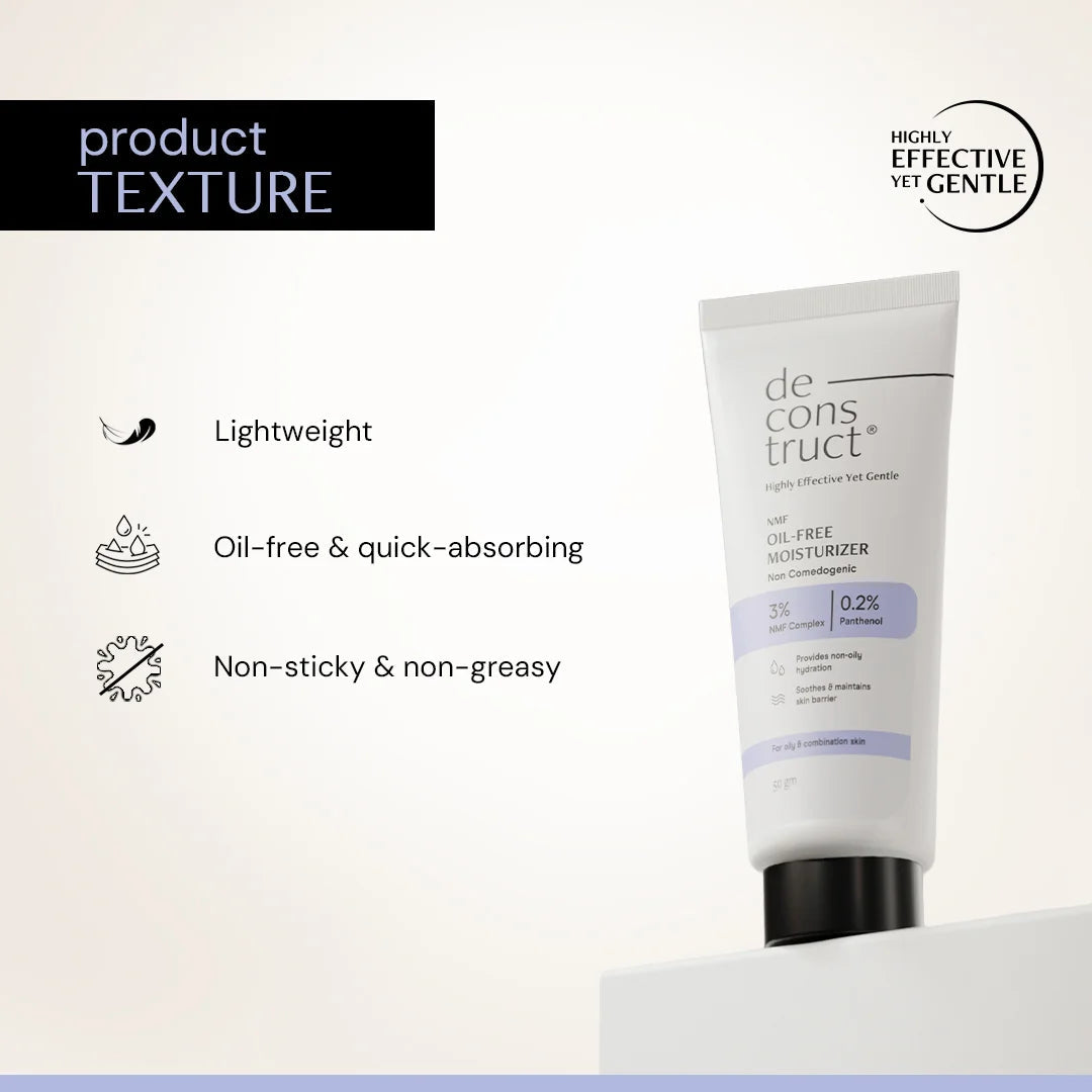 Deconstruct Oil-Free Moisturizer for Oily Skin - 3% NMF Complex + 0.2% Panthenol