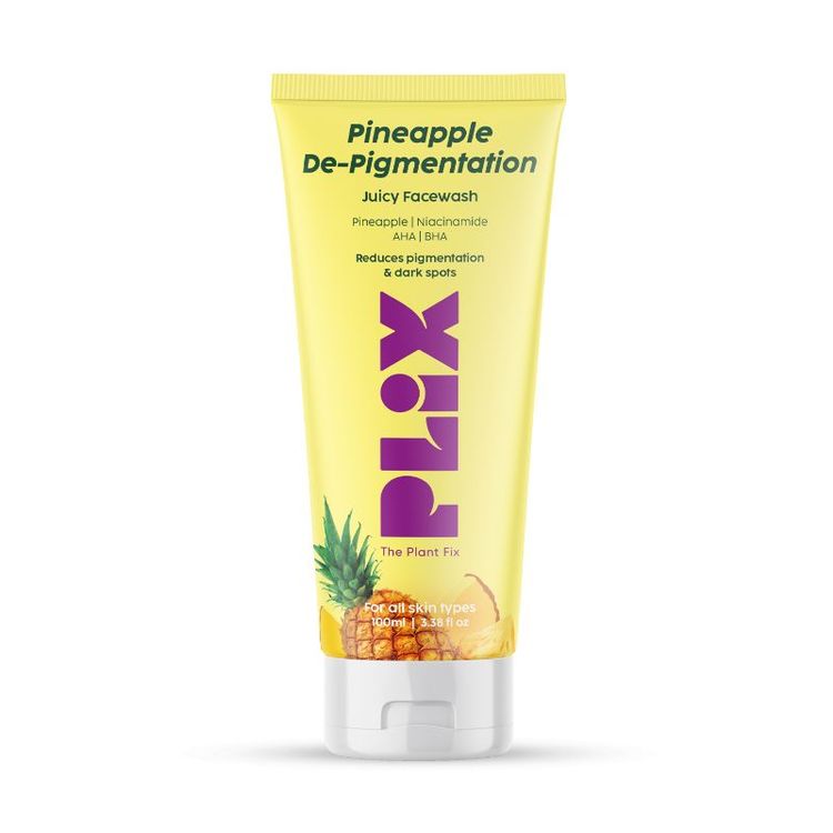 Plix 5% Pineapple Foaming Facewash For Depigmentation, For Skin Brightening & Even Toned Complexion
(100ml)