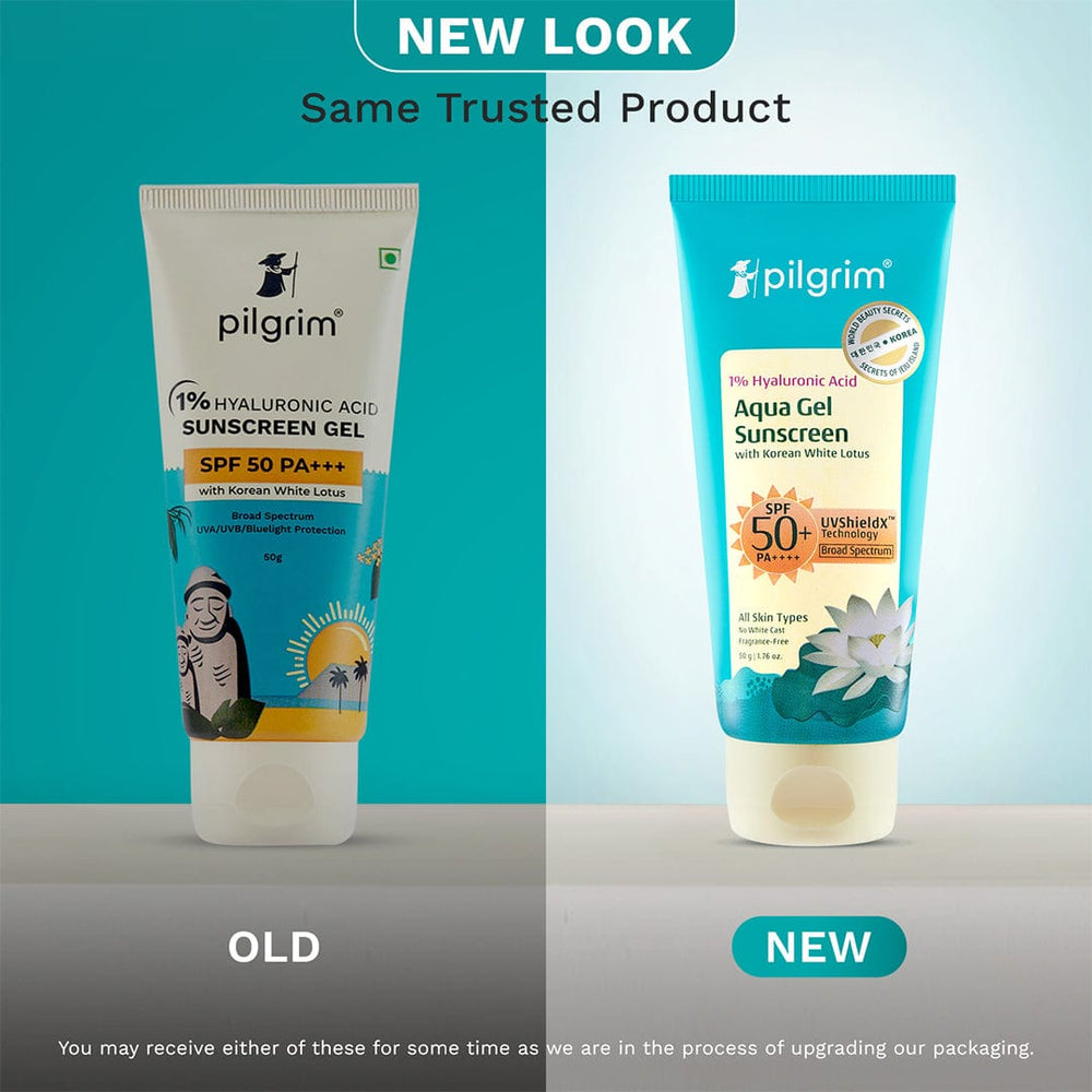 Pilgrim 1% Hyaluronic Acid Aqua Sunscreen Gel SPF 50 PA++++