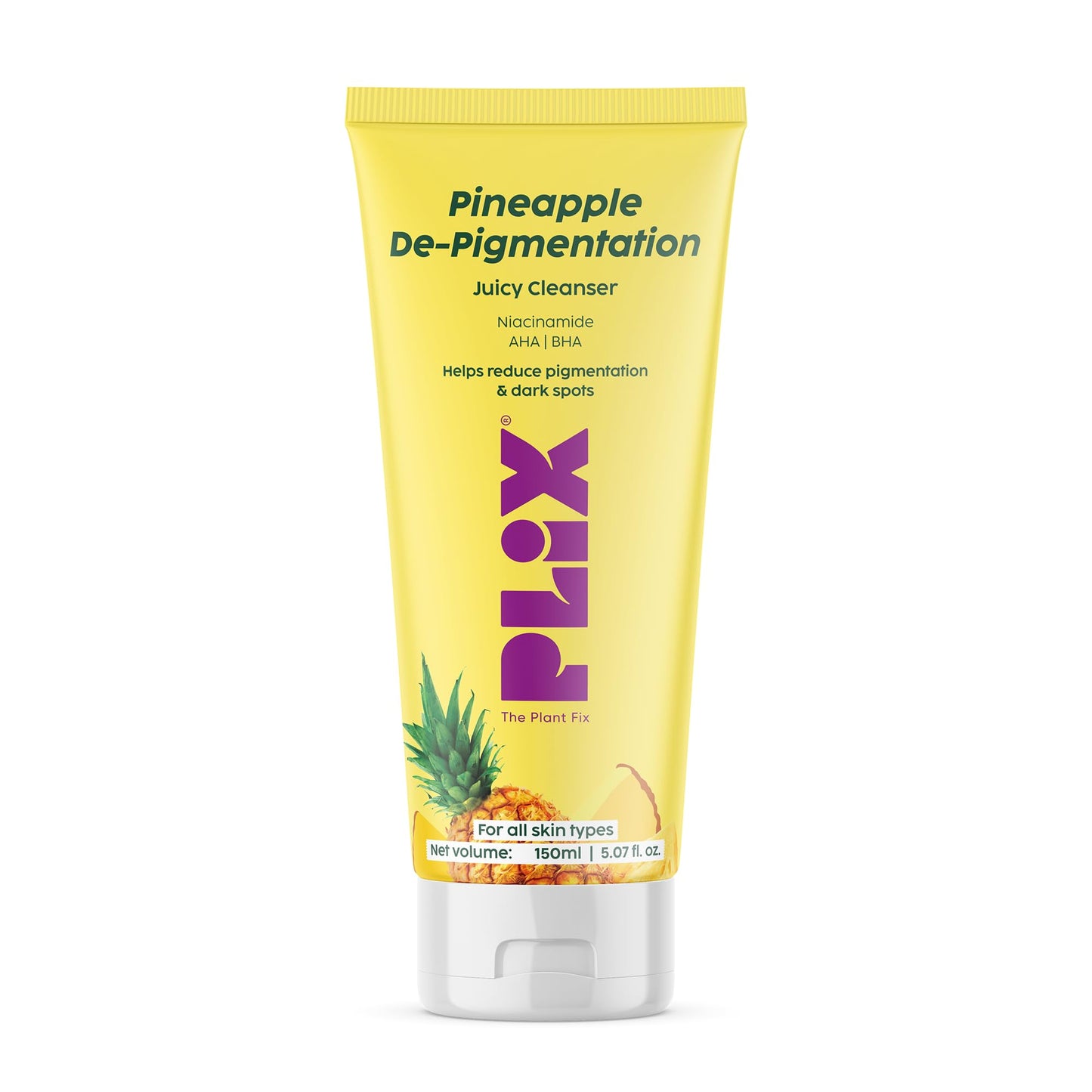 PLIX Pineapple Juicy Facewash For Depigmentation / 150ml