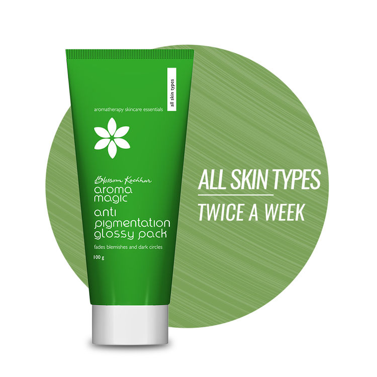 Aroma Magic Anti Pigmentation Glossy Pack Fades Blemishes & Dark Circles (100g)