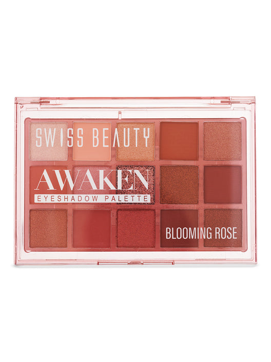 Swiss Beauty Awaken Eyeshadow Palette 01(Blooming Rose)