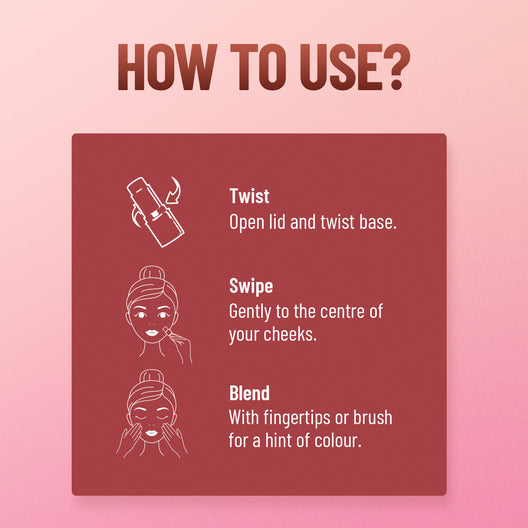Swiss Beauty Cheek It Up Blush 06(Buffed With Rose)