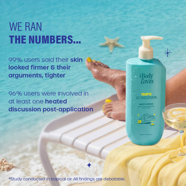 Plum BodyLovin’ Tropic Of Discussion Body Lotion, Firming & Tightening, Fresh Tropical Fragrance (400ml)