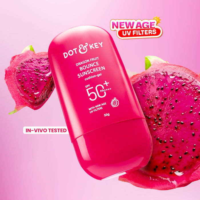 Dot & key Dragon Fruit Bounce Sunscreen SPF 50+ PA++++ With New-Age UV Filters